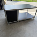 Mobiele werktafel met lades 200x100cm