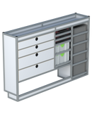 Bedrijfswageninrichting Citroën Jumpy | L2 | Bestuurderszijde BLN-2