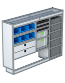 Bedrijfswageninrichting Citroën Jumpy | L2 | Bestuurderszijde BLN-3