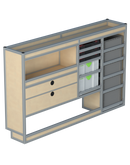 Bedrijfswageninrichting Citroën Jumpy | L2 | Bestuurderszijde BLN-4