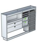 Bedrijfswageninrichting Citroën Jumpy | L2 | Bestuurderszijde BLN-4