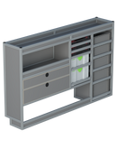 Bedrijfswageninrichting Citroën Jumpy | L2 | Bestuurderszijde BLN-4