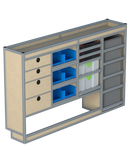 Bedrijfswageninrichting Citroën Jumpy | L2 | Bestuurderszijde BLN-6