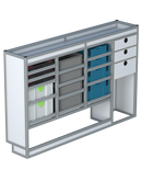 Bedrijfswageninrichting Citroën Jumpy | L2 | Bestuurderszijde BLN-8