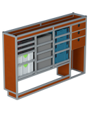 Bedrijfswageninrichting Citroën Jumpy | L2 | Bestuurderszijde BLN-8