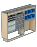 Bedrijfswageninrichting Citroën Jumpy | L2 | Bestuurderszijde BLN-9