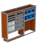 Bedrijfswageninrichting Citroën Jumpy | L2 | Bestuurderszijde BLN-9