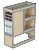 Bedrijfswageninrichting Citroën Jumpy | L2 | Passagierszijde PZN-1