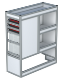 Bedrijfswageninrichting Citroën Jumpy | L2 | Passagierszijde PZN-1