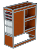 Bedrijfswageninrichting Citroën Jumpy | L2 | Passagierszijde PZN-1