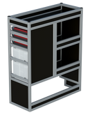 Bedrijfswageninrichting Citroën Jumpy | L2 | Passagierszijde PZN-1