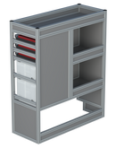 Bedrijfswageninrichting Citroën Jumpy | L2 | Passagierszijde PZN-1