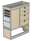 Bedrijfswageninrichting Citroën Jumpy | L2 | Passagierszijde PZN-2