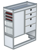 Bedrijfswageninrichting Citroën Jumpy | L2 | Passagierszijde PZN-2