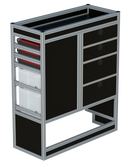 Bedrijfswageninrichting Citroën Jumpy | L2 | Passagierszijde PZN-2