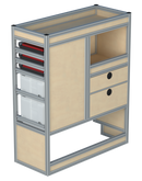 Bedrijfswageninrichting Citroën Jumpy | L2 | Passagierszijde PZN-3
