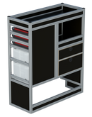 Bedrijfswageninrichting Citroën Jumpy | L2 | Passagierszijde PZN-3