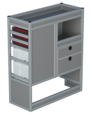 Bedrijfswageninrichting Citroën Jumpy | L2 | Passagierszijde PZN-3