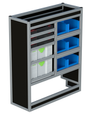 Bedrijfswageninrichting Citroën Jumpy | L2 | Passagierszijde PZN-4
