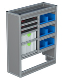 Bedrijfswageninrichting Citroën Jumpy | L2 | Passagierszijde PZN-4