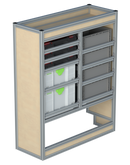 Bedrijfswageninrichting Citroën Jumpy | L2 | Passagierszijde PZN-5