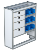 Bedrijfswageninrichting Citroën Jumpy | L2 | Passagierszijde PZN-6