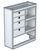 Bedrijfswageninrichting Citroën Jumpy | L2 | Passagierszijde PZN-7