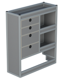 Bedrijfswageninrichting Citroën Jumpy | L2 | Passagierszijde PZN-7
