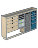 Bedrijfswageninrichting Citroën Jumpy | L3 | Bestuurderszijde BLN-2