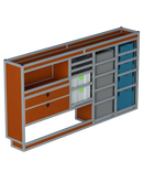 Bedrijfswageninrichting Citroën Jumpy | L3 | Bestuurderszijde BLN-4