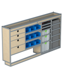 Bedrijfswageninrichting Citroën Jumpy | L3 | Bestuurderszijde BLN-6