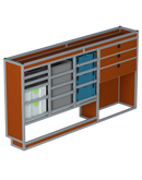 Bedrijfswageninrichting Citroën Jumpy | L3 | Bestuurderszijde BLN-8
