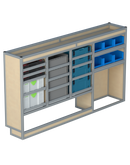 Bedrijfswageninrichting Citroën Jumpy | L3 | Bestuurderszijde BLN-9