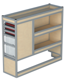 Bedrijfswageninrichting Citroën Jumpy | L3 | Passagierszijde PZN-1