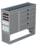 Bedrijfswageninrichting Citroën Jumpy | L3 | Passagierszijde PZN-2