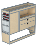Bedrijfswageninrichting Citroën Jumpy | L3 | Passagierszijde PZN-3
