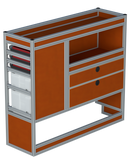 Bedrijfswageninrichting Citroën Jumpy | L3 | Passagierszijde PZN-3