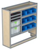 Bedrijfswageninrichting Citroën Jumpy | L3 | Passagierszijde PZN-4