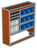 Bedrijfswageninrichting Citroën Jumpy | L3 | Passagierszijde PZN-4