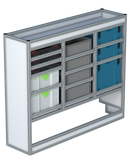 Bedrijfswageninrichting Citroën Jumpy | L3 | Passagierszijde PZN-5