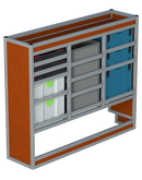 Bedrijfswageninrichting Citroën Jumpy | L3 | Passagierszijde PZN-5