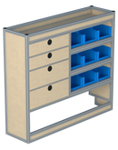 Bedrijfswageninrichting Citroën Jumpy | L3 | Passagierszijde PZN-6