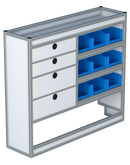 Bedrijfswageninrichting Citroën Jumpy | L3 | Passagierszijde PZN-6