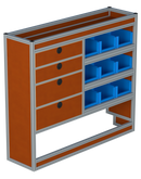 Bedrijfswageninrichting Citroën Jumpy | L3 | Passagierszijde PZN-6
