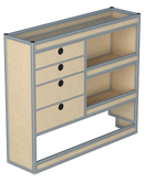 Bedrijfswageninrichting Citroën Jumpy | L3 | Passagierszijde PZN-7