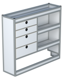 Bedrijfswageninrichting Citroën Jumpy | L3 | Passagierszijde PZN-7