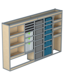 Bedrijfswageninrichting Citroën Jumper | L2H2 | Bestuurderszijde BLN-6