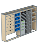 Bedrijfswageninrichting Citroën Jumper | L2H2 | Bestuurderszijde BLN-8