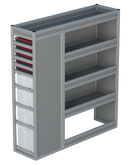 Bedrijfswageninrichting Citroën Jumper | L2H2 | Passagierszijde PZN-1