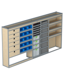 Bedrijfswageninrichting Citroën Jumper | L3H2 | Bestuurderszijde BLN-8